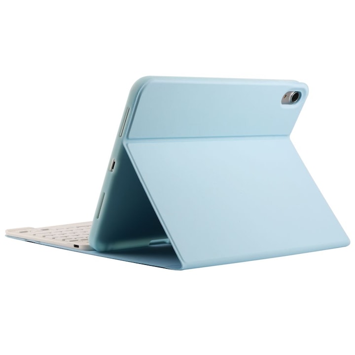 Husa de protectie Tableta Tech-Protect SC Pen + Keyboard iPad 10.9" 10 / 2022 / 11" 11 / 2025 Sky Blue