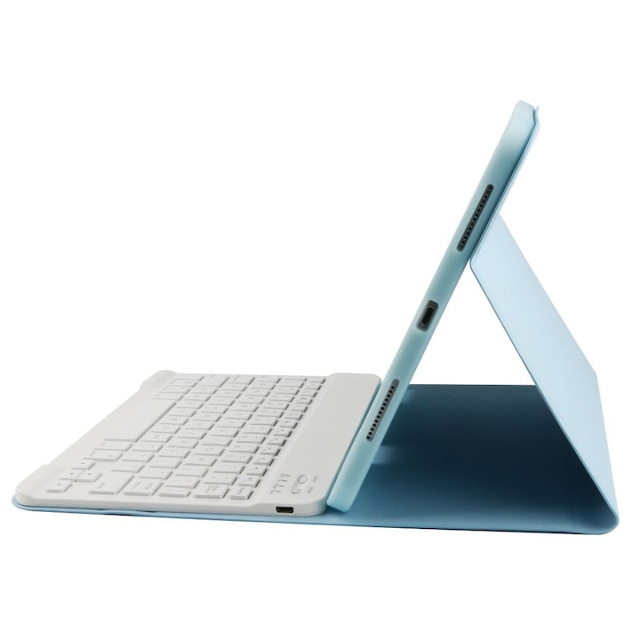 Husa de protectie Tableta Tech-Protect SC Pen + Keyboard iPad 10.9" 10 / 2022 / 11" 11 / 2025 Sky Blue