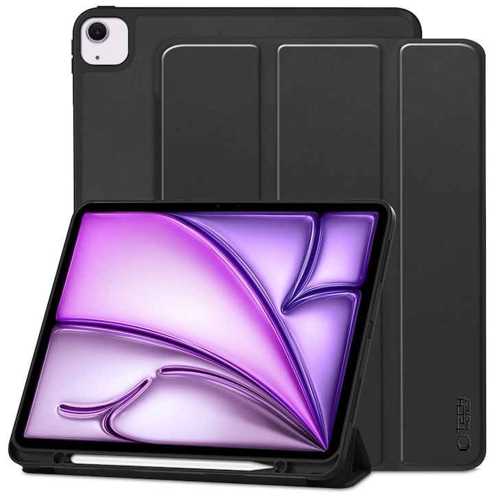 Husa de protectie Tableta Tech-Protect SC Pen iPad Air 13" 1 / 2 / 2024-2025 Negru