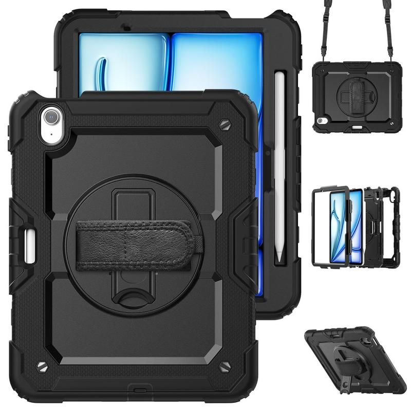 Husa de protectie Tableta Tech-Protect Solid360 iPad Air 11" 6 / 7 / 2024-2025 Negru