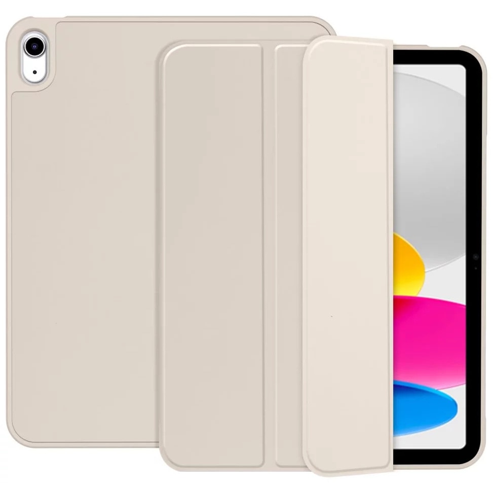 Husa Tech-Protect Smartcase Pen compatibila cu iPad 10.9 inch 2022 Starlight