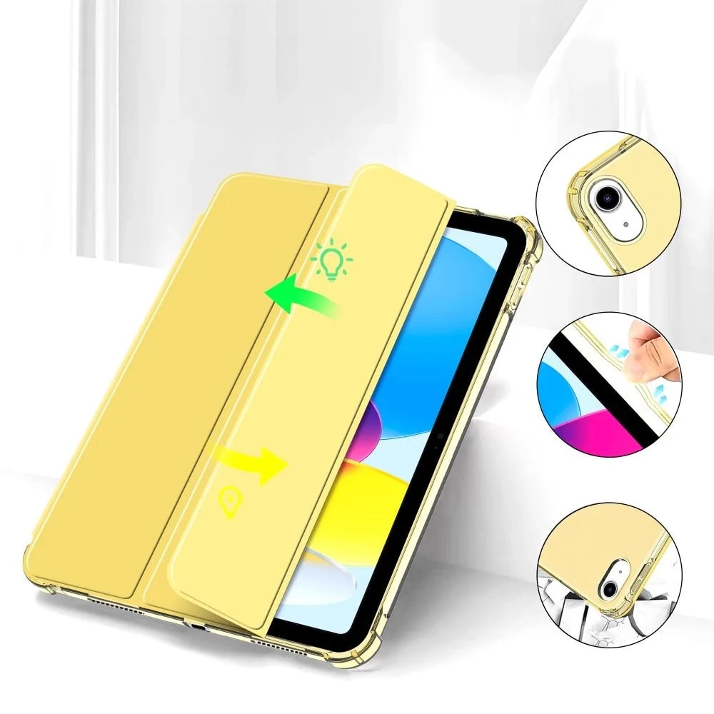 Husa de protectie Tableta Tech-Protect SC Pen Hybrid iPad 10.9" 10 / 2022 / 11" 11 / 2025 Crystal Yellow