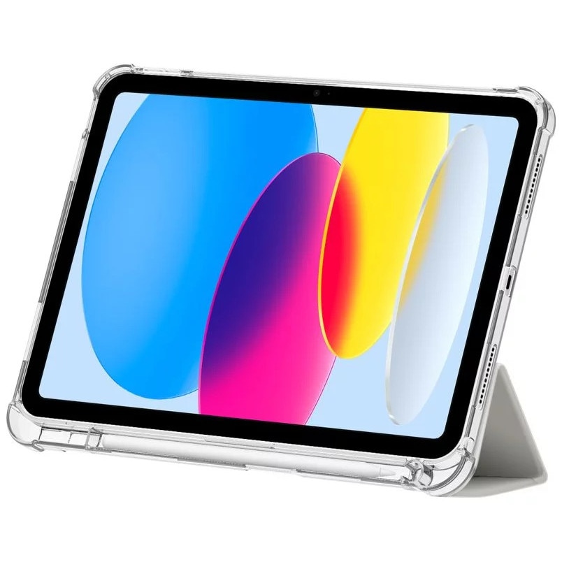 Husa de protectie Tableta Tech-Protect SC Pen Hybrid iPad 10.9" 10 / 2022 / 11" 11 / 2025 Crystal Argintiu