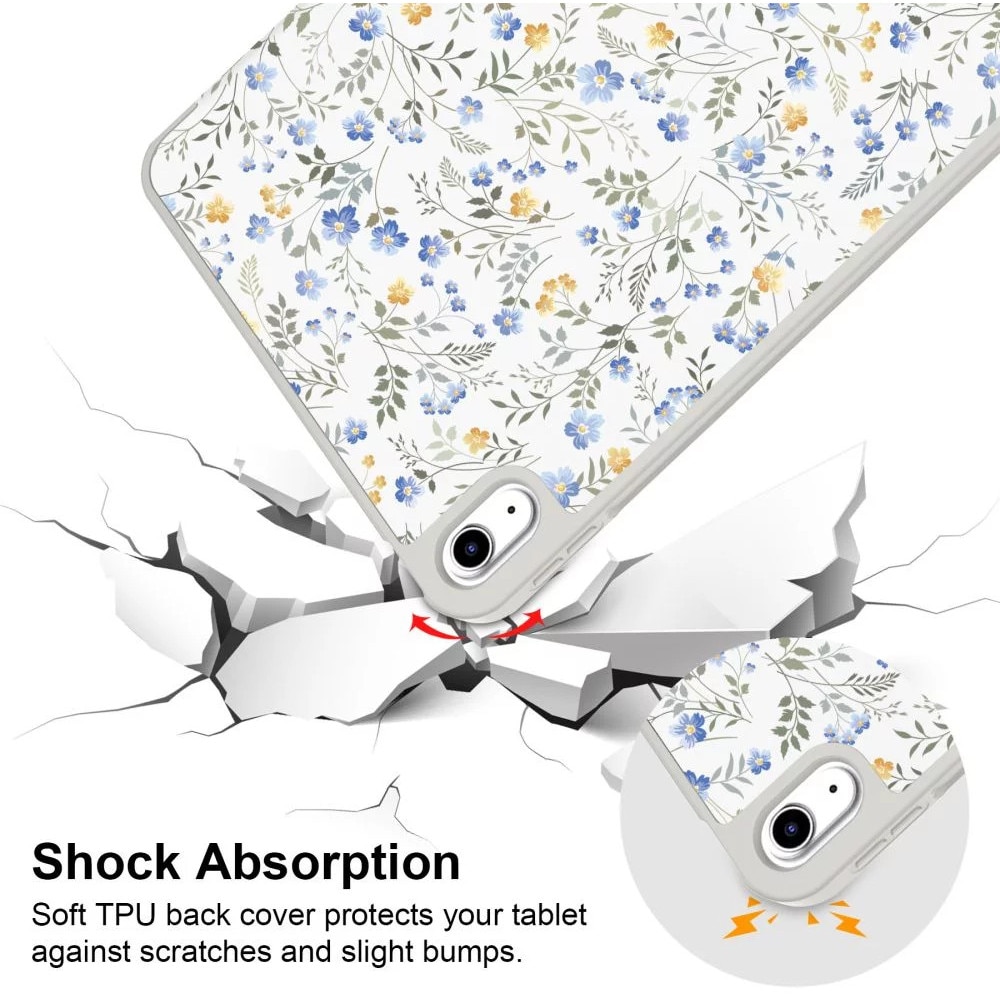 Husa de protectie Tableta Tech-Protect SC Pen iPad 10.9" 10 / 2022 / 11" 11 / 2025 Spring Flowers