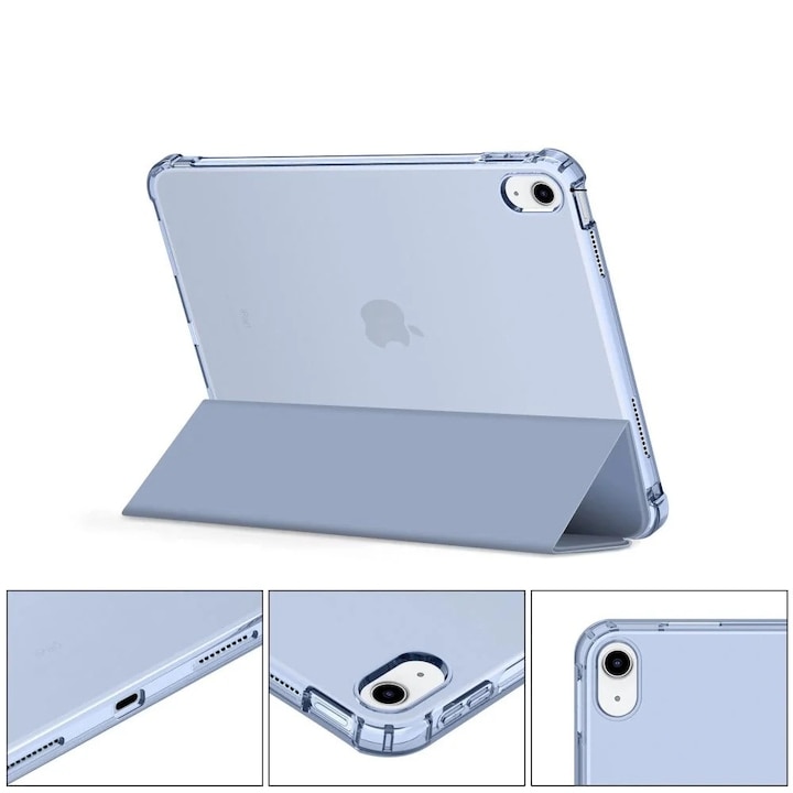 Husa de protectie Tableta Tech-Protect SC Pen Hybrid iPad 10.9" 10 / 2022 / 11" 11 / 2025 Crystal Blue