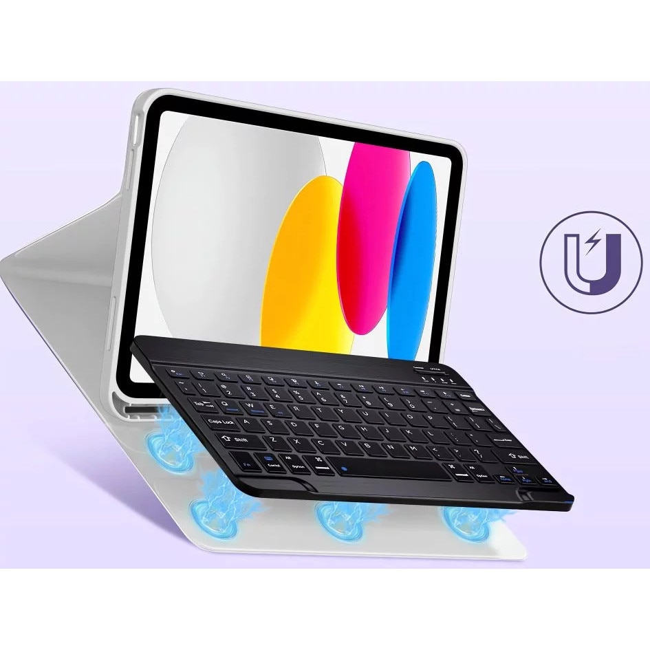 Husa de protectie Tableta Tech-Protect SC Pen + Keyboard iPad 10.9" 10 / 2022 / 11" 11 / 2025 Gri