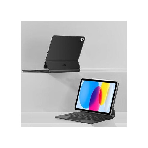 Husa de protectie tableta cu tastatura Tech-Protect Smartcase Magnetic iPad 10.9" 10 / 2022 / 11" 11 / 2025 Negru