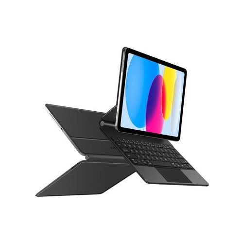 Husa de protectie tableta cu tastatura Tech-Protect Smartcase Magnetic iPad 10.9" 10 / 2022 / 11" 11 / 2025 Negru