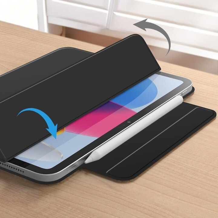 Husa de protectie tableta Tech-Protect Smartcase Magnetic iPad 10.9" 10 / 2022 / 11" 11 / 2025 Negru
