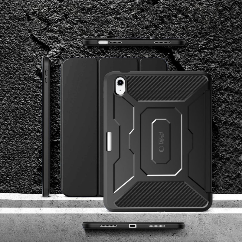 Husa de protectie tableta Tech-Protect Endurance iPad 10.9" 10 / 2022 / 11" 11 / 2025 Negru