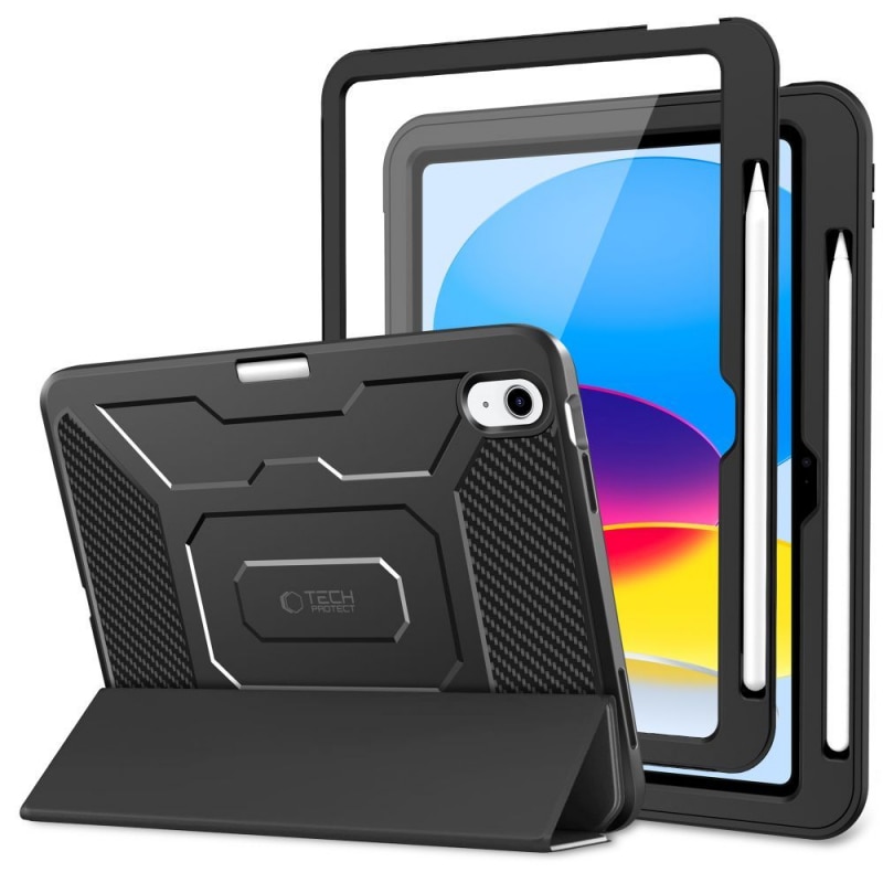 Husa de protectie tableta Tech-Protect Endurance iPad 10.9" 10 / 2022 / 11" 11 / 2025 Negru