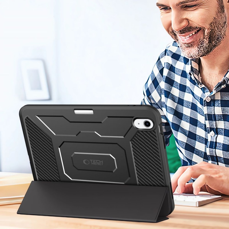 Husa de protectie tableta Tech-Protect Endurance iPad 10.9" 10 / 2022 / 11" 11 / 2025 Negru