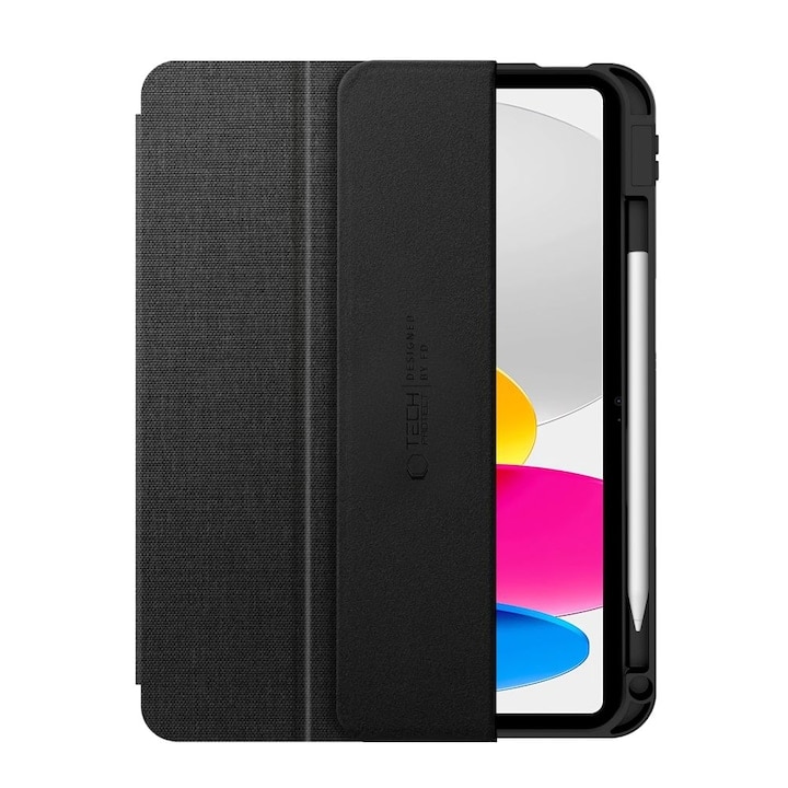 Husa de protectie tableta Tech-Protect SC Pen Canvas iPad 10.9" 10 / 2022 / 11" 11 / 2025 Obsidian Negru