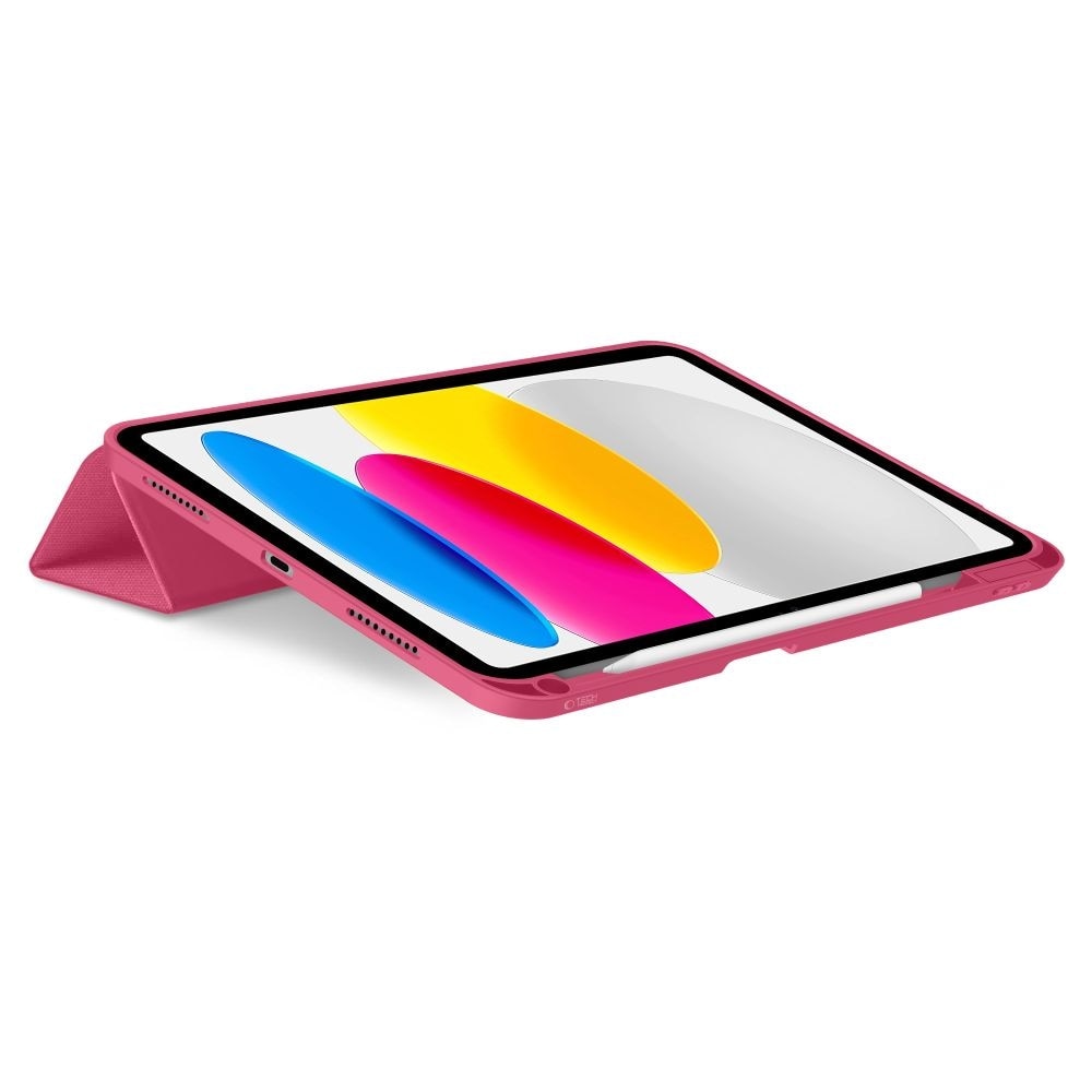 Husa de protectie tableta Tech-Protect SC Pen Canvas iPad 10.9" 10 / 2022 / 11" 11 / 2025 Magenta Bloom