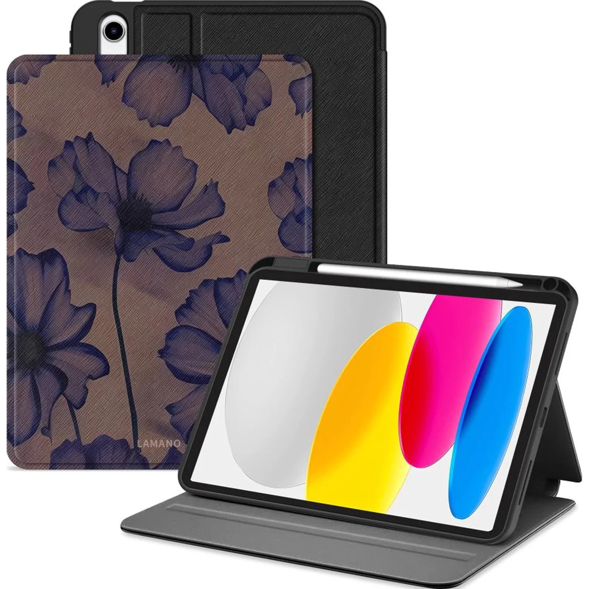Husa de protectie tableta Tech-Protect Lamano iPad 10.9" 10 / 2022 / 11" 11 / 2025 Velvet Night