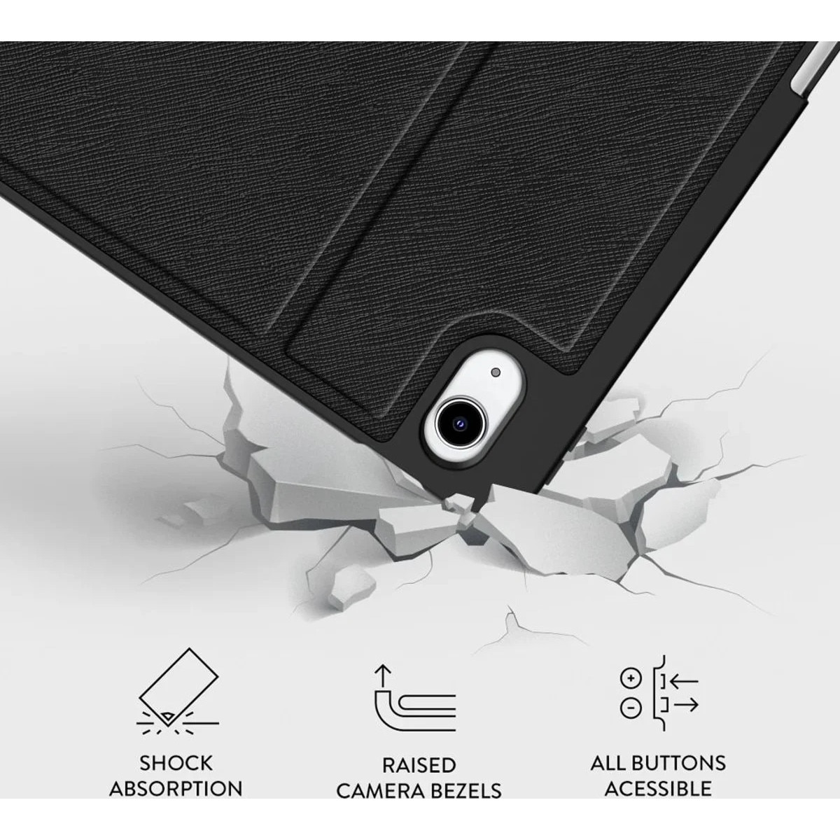 Husa de protectie tableta Tech-Protect Lamano iPad 10.9" 10 / 2022 / 11" 11 / 2025 Panther