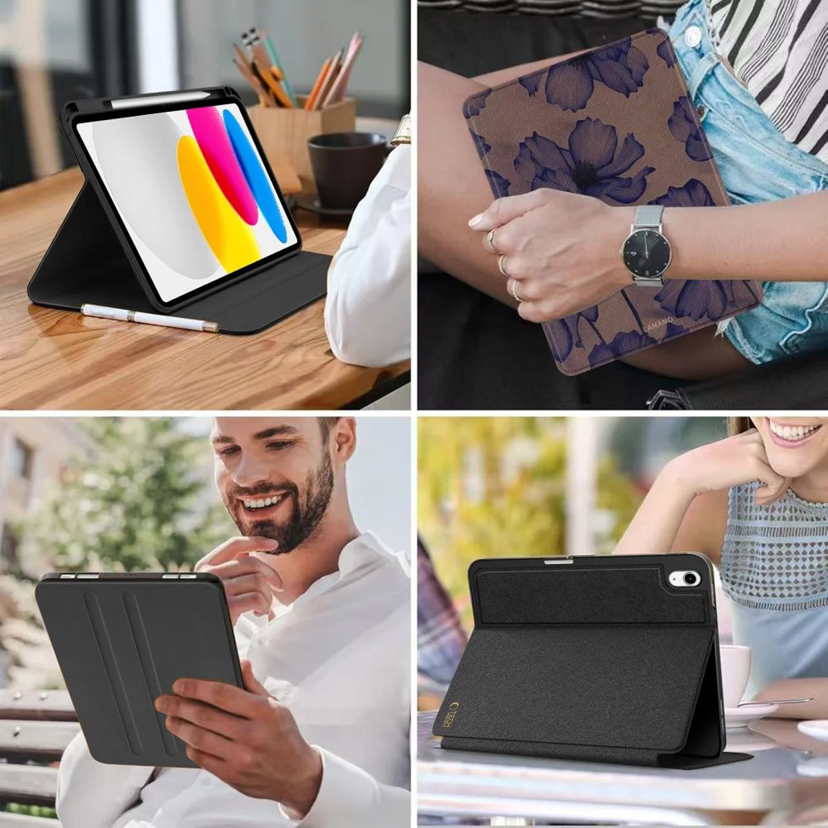 Husa de protectie tableta Tech-Protect Lamano iPad 10.9" 10 / 2022 / 11" 11 / 2025 Velvet Night