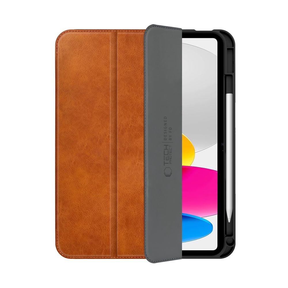 Husa de protectie tableta Tech-Protect Fleece iPad 10.9" 10 / 2022 / 11" 11 / 2025 Brown
