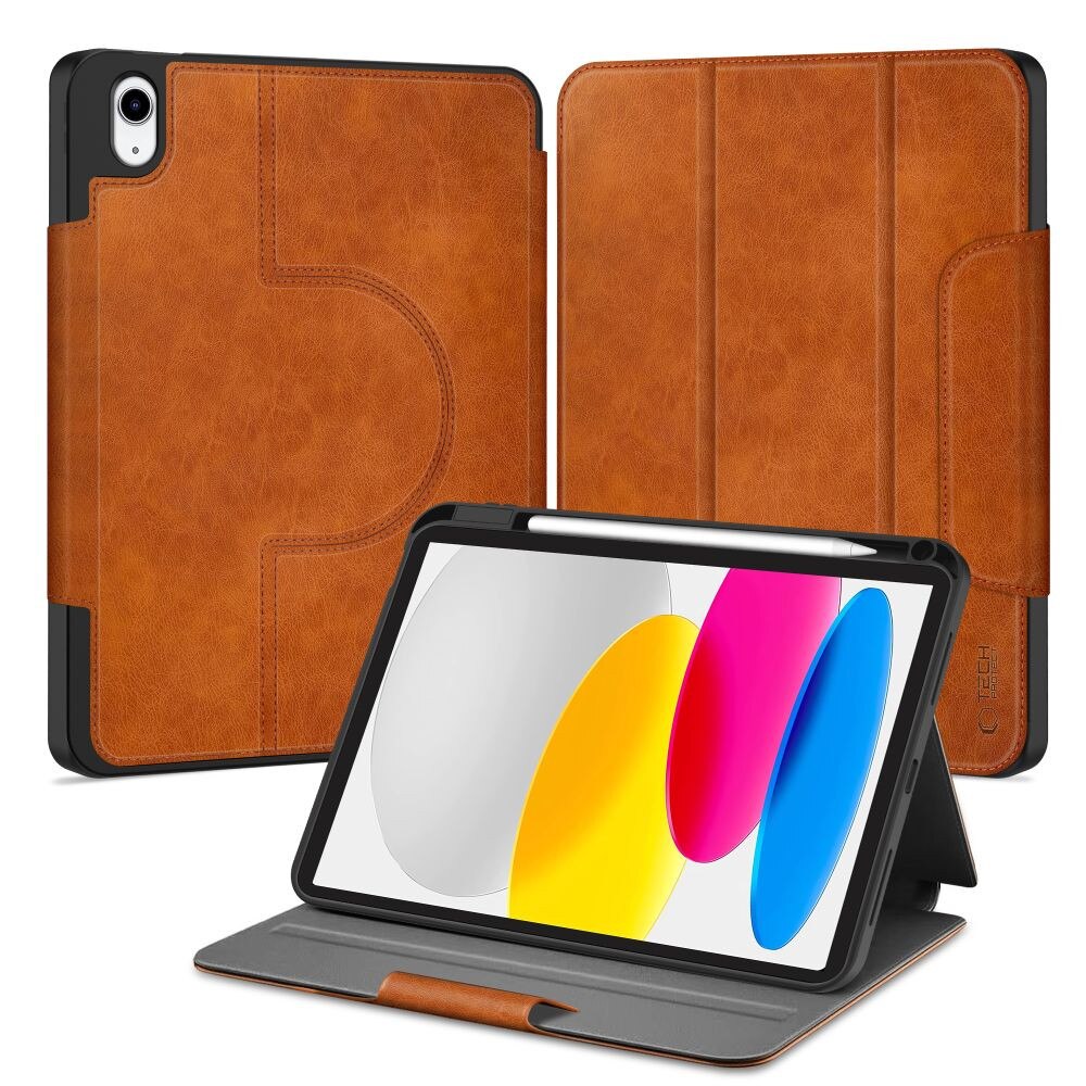 Husa de protectie tableta Tech-Protect Fleece iPad 10.9" 10 / 2022 / 11" 11 / 2025 Brown