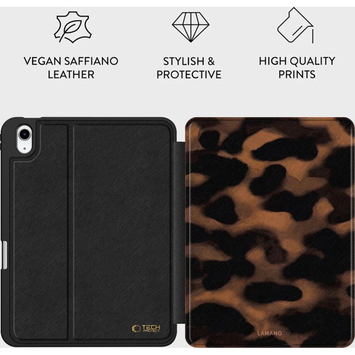 Husa de protectie tableta Tech-Protect Lamano iPad 10.9" 10 / 2022 / 11" 11 / 2025 Panther