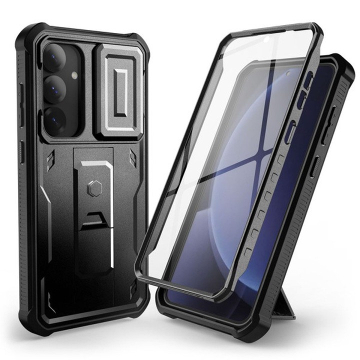 Husa de protectie Tech-Protect Kevlar Cam+ pentru Galaxy S25+ Plus Negru