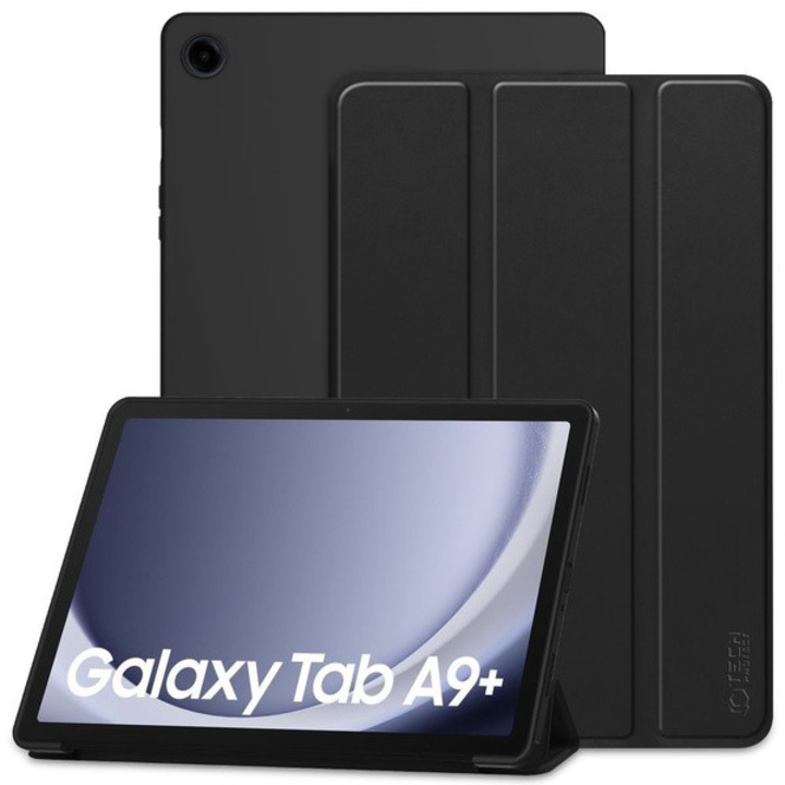 Husa de protectie tableta Tech-Protect Smartcase pentru Galaxy Tab A9+ Plus 11.0 X210 / X215 / X216 Negru