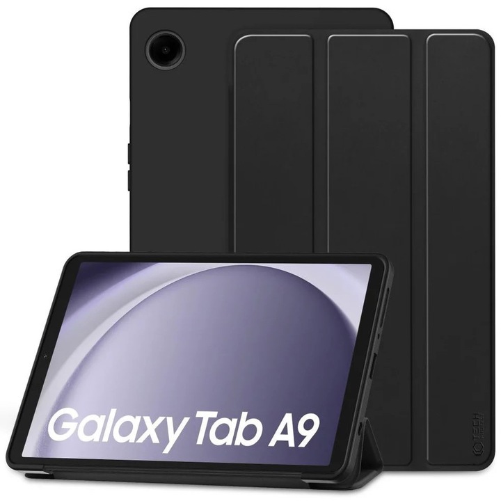 Husa de protectie tableta Tech-Protect Smartcase pentru Galaxy Tab A9 8.7 X110 / X115 Negru