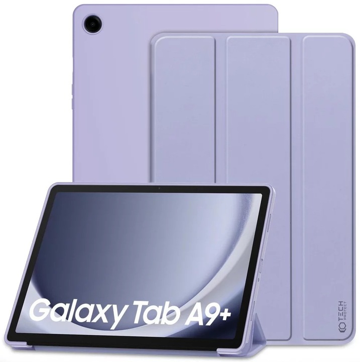 Tech-Protect Smartcase védőtok Galaxy Tab A9+ Plus 11.0 X210 / X215 / X216 tablethez, lila