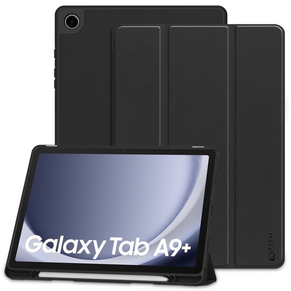 Husa Tech-Protect Smartcase Pen compatibila cu Samsung Galaxy Tab A9 Plus 11 inch Black