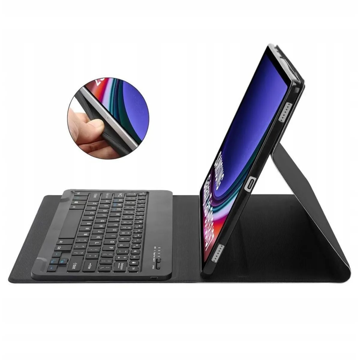 Husa de protectie tableta Tech-Protect SC Pen + Keyboard pentru Galaxy Tab A9+ Plus 11.0 X210 / X215 / X216 Negru