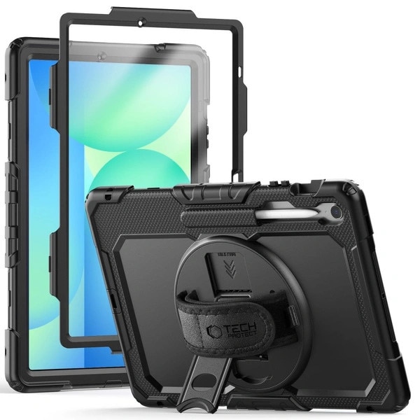 Husa de protectie tableta Tech-Protect Solid pentru Galaxy Tab S10 Fe+ Plus 13.1 X620 / X626B Negru
