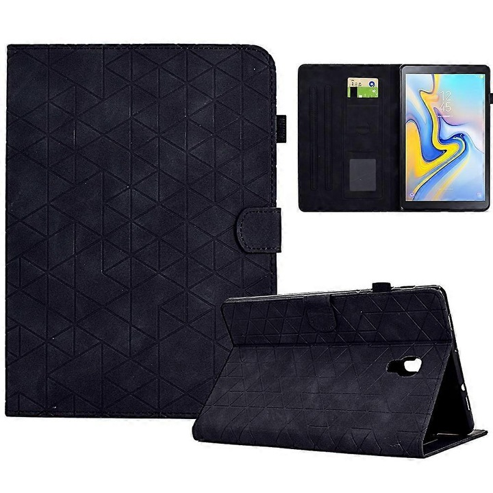 Husa tableta pentru Samsung Galaxy Tab A 10.5 (2018) T590 T595, protectie duala, suport ajustabil, violet