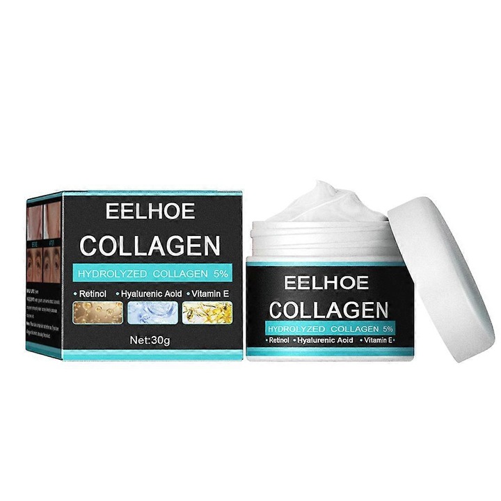 Крем за лице за мъже, против бръчки, Eelhoe, подобрява еластичността, 30 гр