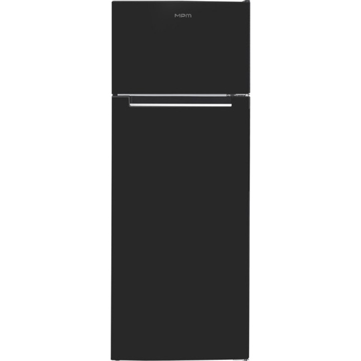 Frigider combinat MPM, 206L, inox închis, 1430mm, clasa energetică D