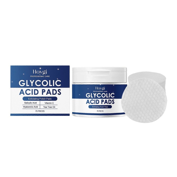 Ексфолиращи подложки с гликолова киселина, с витамини, комплект от 3 броя, за всеки тип кожа