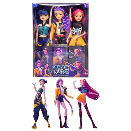 Figurina K-POP Demon Hunter Girls, Rumi+Mira, 30cm - eMAG.ro