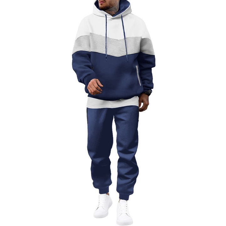 Trening sport barbati, de toamna/iarna, multicolor