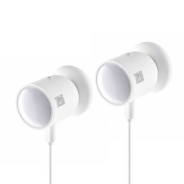 Set 2 Senzori Smart De Prezenta Umana Zigbee SNZB-06P, Design Compact, Iluminat Automat Programabil Pentru Bai, Holuri Si Birouri, Radar 5.8GHz, Zigbee 3.0, Alb