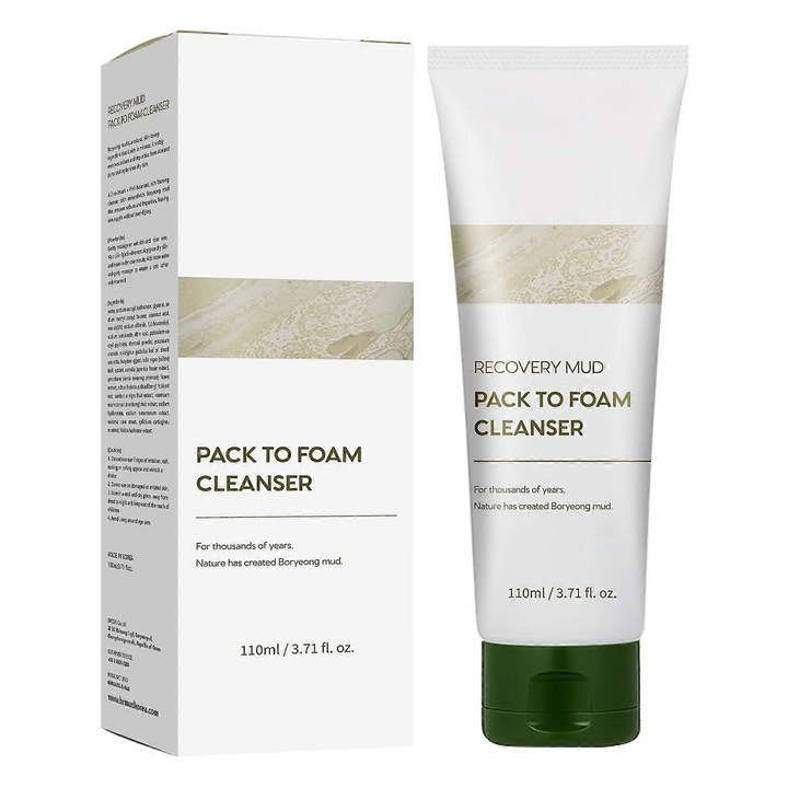 Masca de fata din namol Recovery, curatare profunda, hidratare, 1 bucata, 110ml