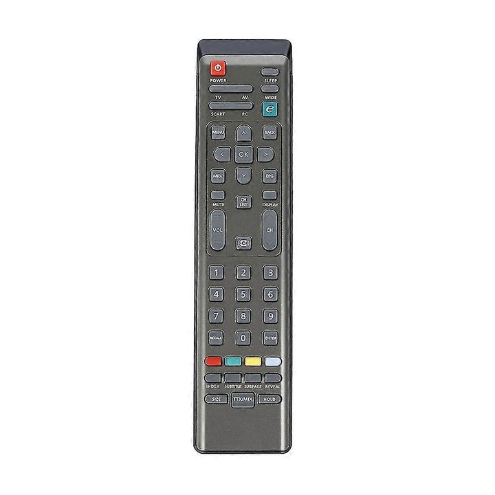 RC-48KEY távirányító ACER TV-hez, műanyag, fekete