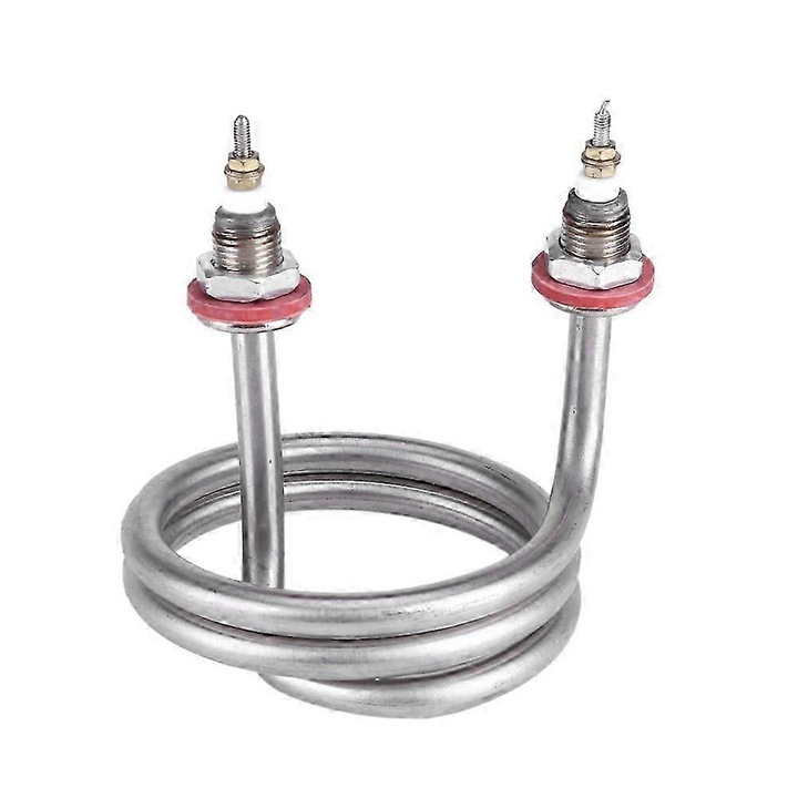 Incalzitor electric cu imersie din otel inoxidabil 4500W, element de incalzire cu tub spiral, accesorii incalzire