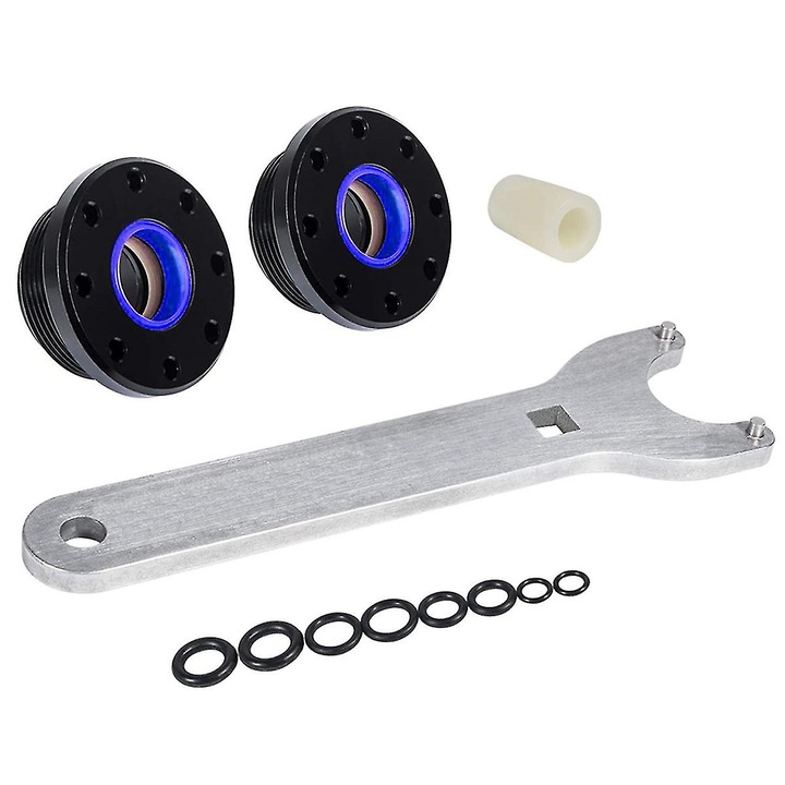 Kit cilindru hidraulic de directie, 2 garnituri, unelte, negru