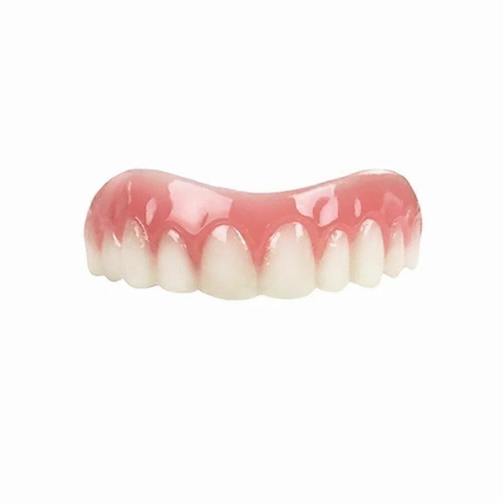 Proteze dentare, Veneers, silicon, 7x2cm, alb