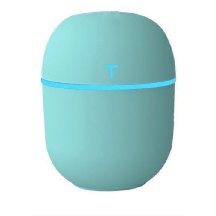 USB hordozható párásító, 200 ml, 2 ködmód, zöld