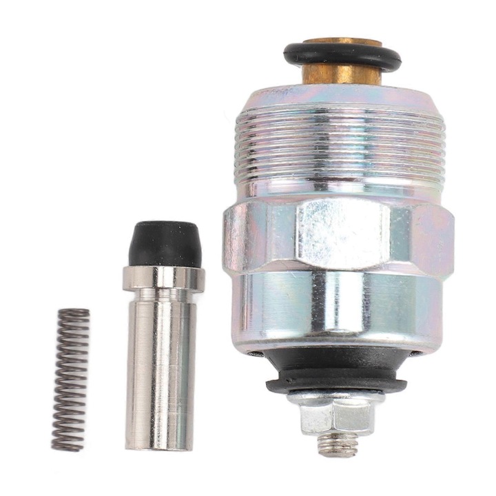 Supapa de oprire combustibil, 12V, pentru Isuzu, Cummins B3.3, Iveco VE, din otel inoxidabil, set cu accesorii