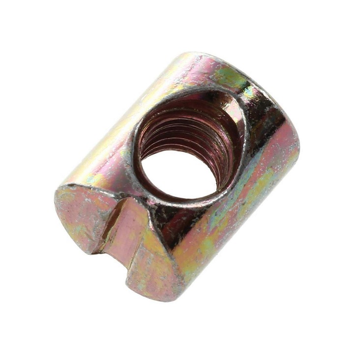 Set 30 bucati piulite metalice M6, 6x10x12mm