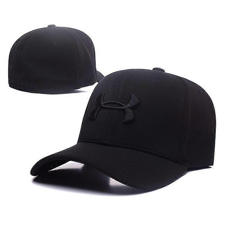 Sapca barbati Blitzing, neagra, material respirabil, cu banda elastica pentru transpiratie