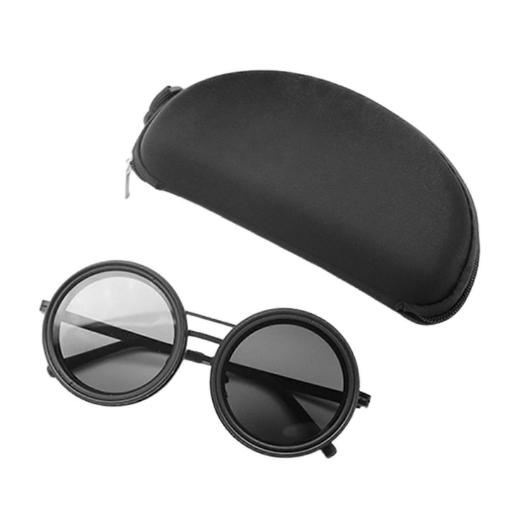 Férfi napszemüveg, állítható lencsék, UV védelem, 52mm, tárolótokkal