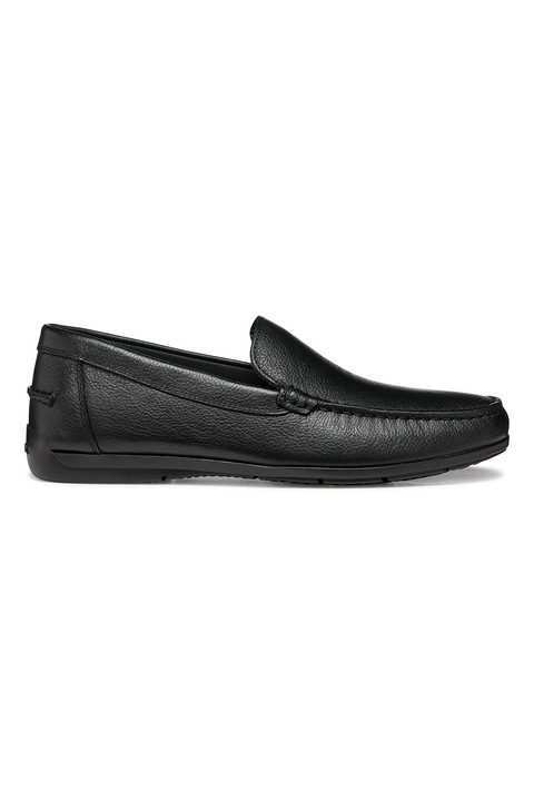Geox, Pantofi loafer din piele, Negru