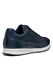 Geox, Pantofi sport uni cu varf rotund, Bleumarin